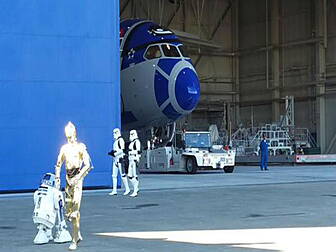 R2D2 Gets His Own Plane 